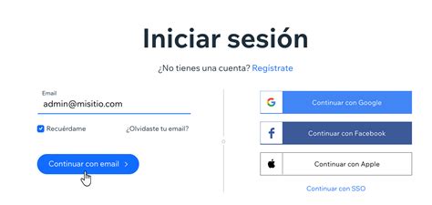 wix iniciar sesin|Iniciar sesión en tu cuenta de Wix 